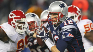 Tom Brady will look to get the ball out quick and avoid the pass rush of Kansas City, or nicknamed by Justin Houston and Tamba Hali as 'Sack City'.