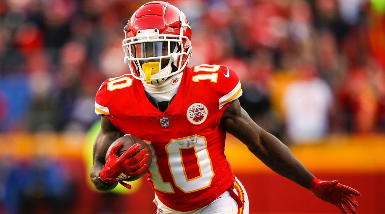 Chiefs WR Tyreek Hill will not face suspension from NFL