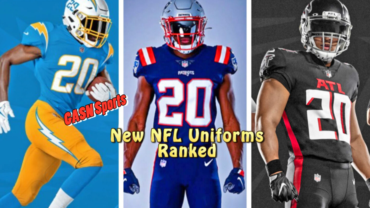 New NFL uniforms ranked best to worst