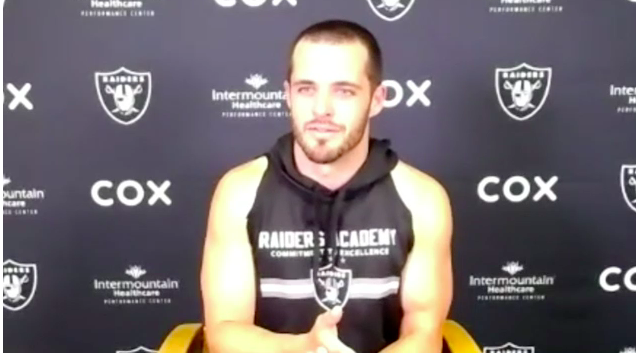 Raiders' Carr: 'I'd probably quit' if I had to play elsewhere