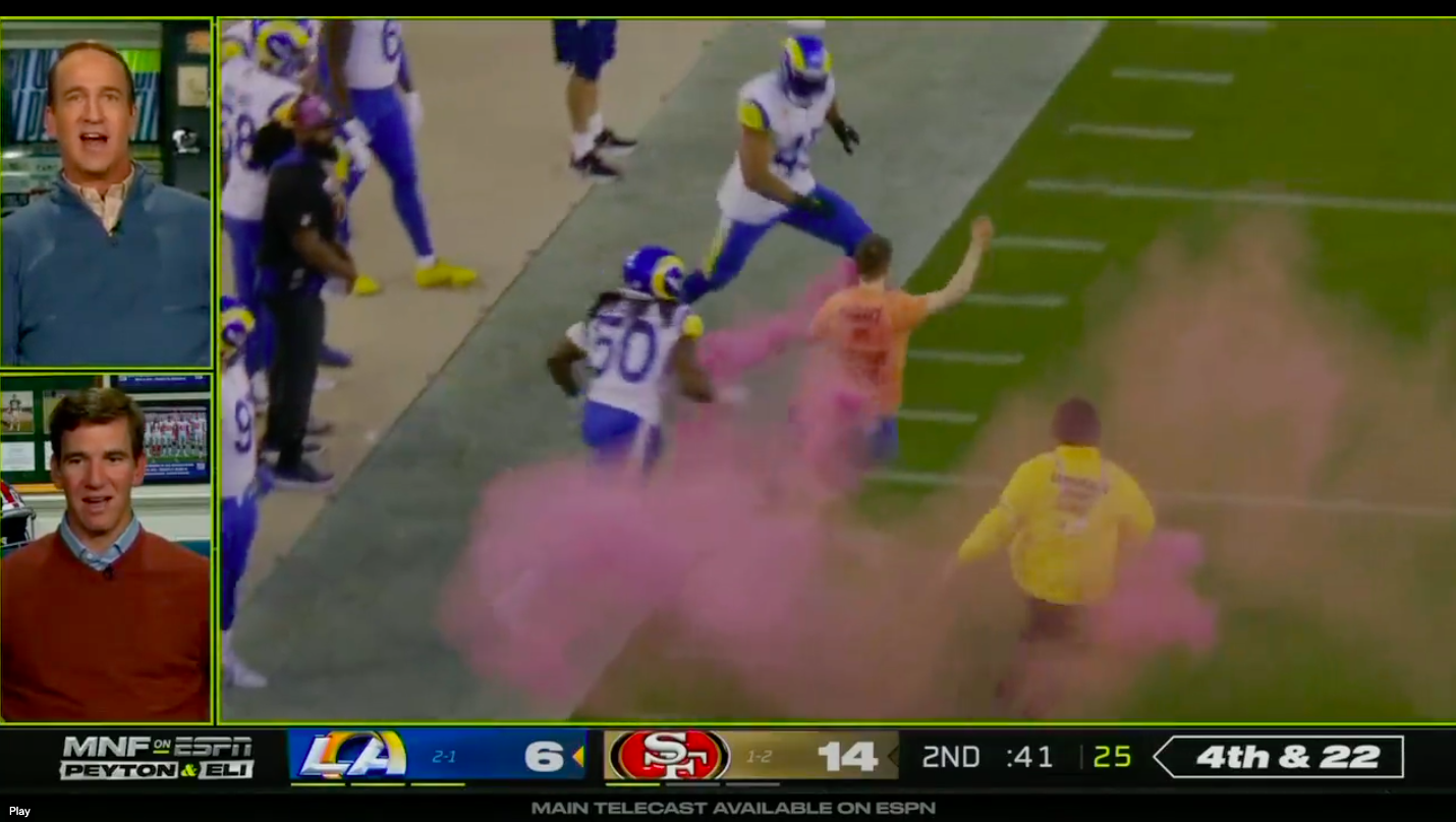 mnf pink smoke