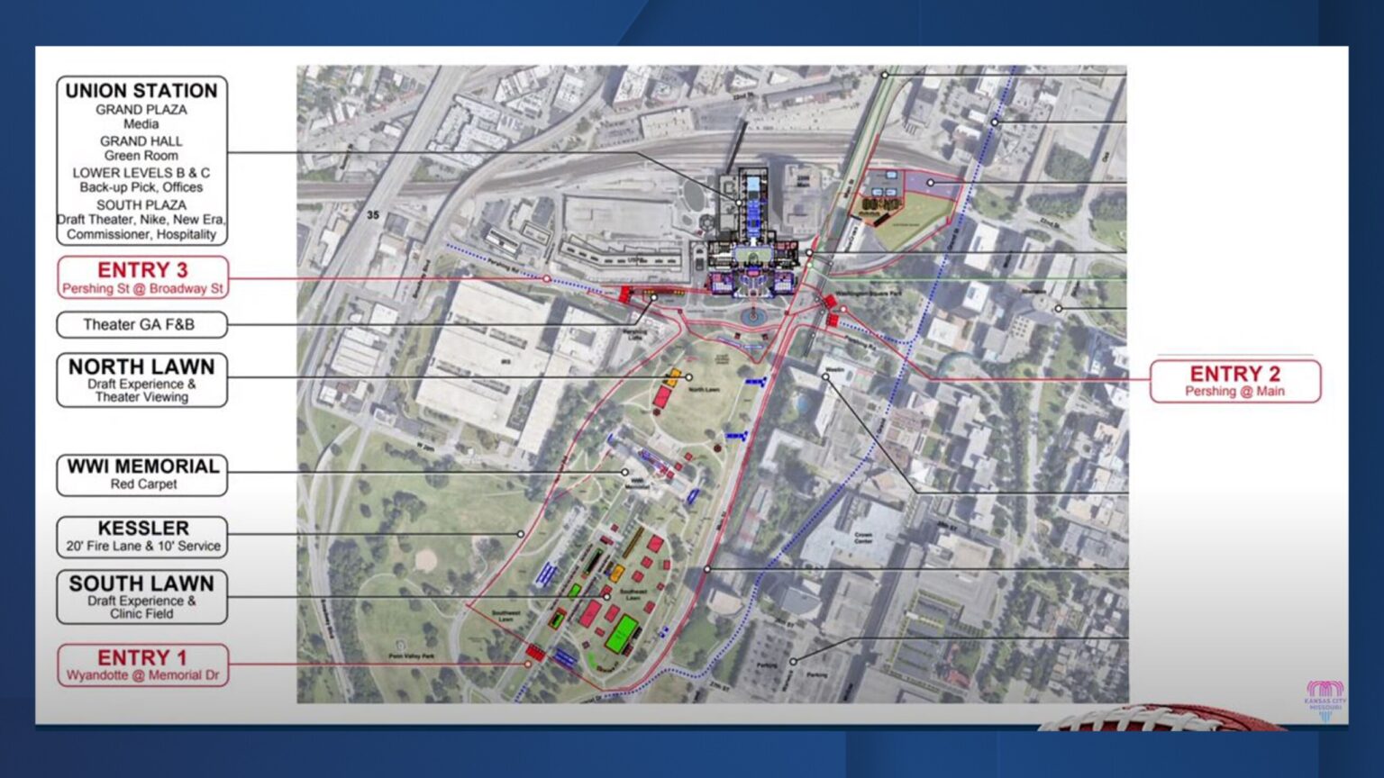 Look Plans Detailed In Diagram For 2023 Nfl Draft In Kansas City