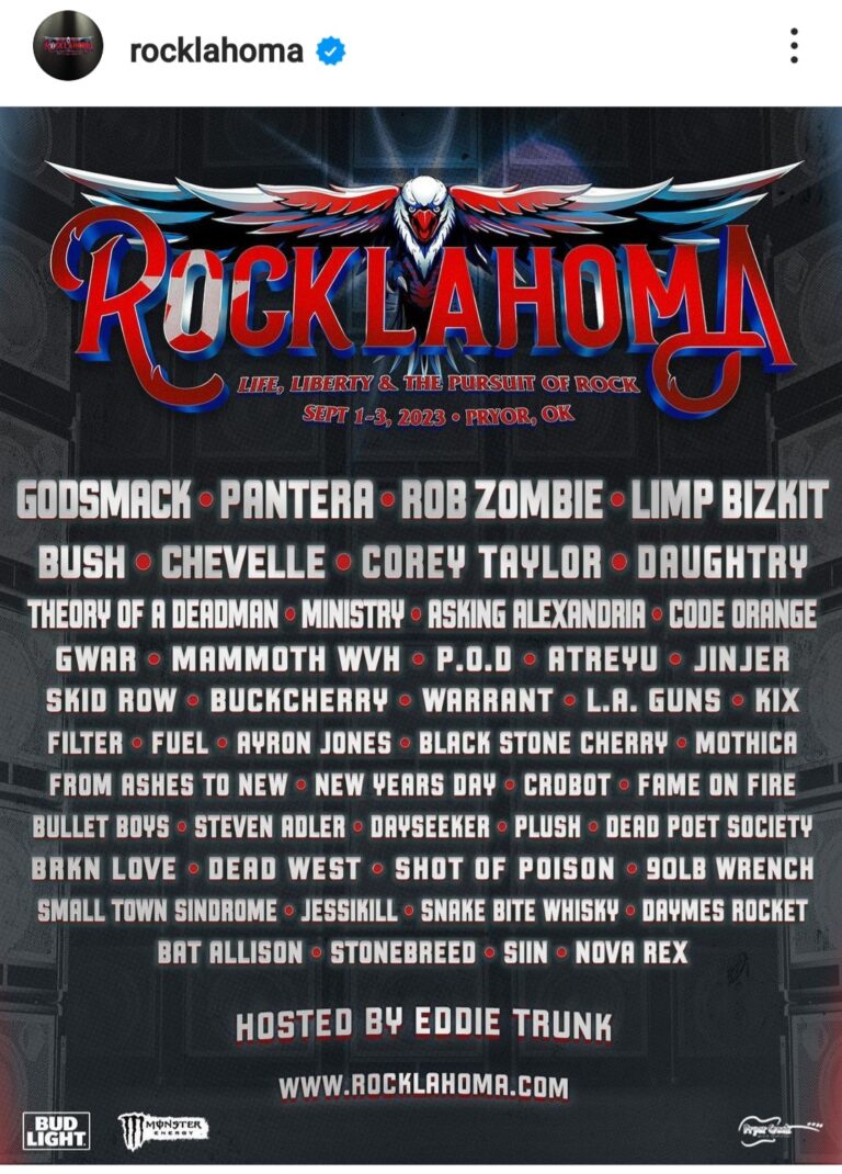 Rocklahoma reveals 2023 lineup