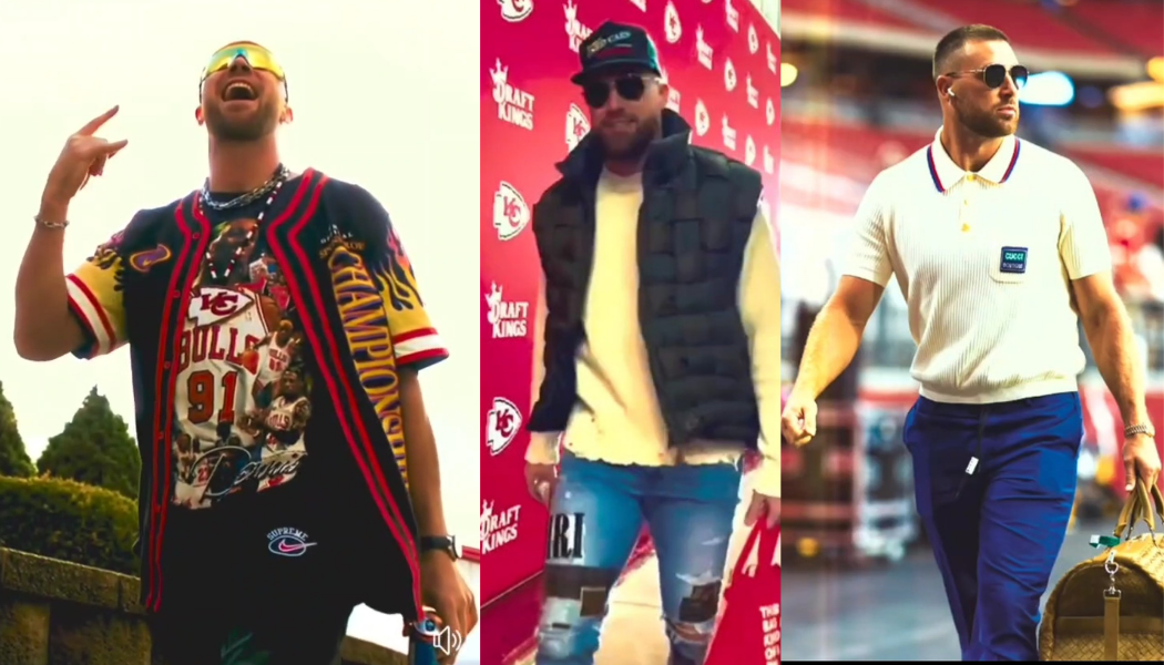 WATCH: Travis Kelce shares his Sunday best gameday outfits