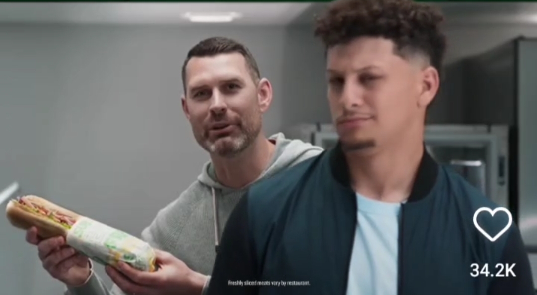 WATCH New Subway commercial features Mahomes & former backup Chad Henne