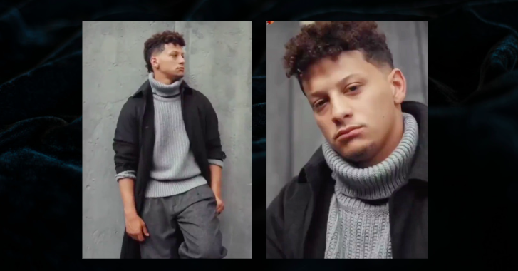 Patrick Mahomes stars in commercial for fashion house Hugo Boss